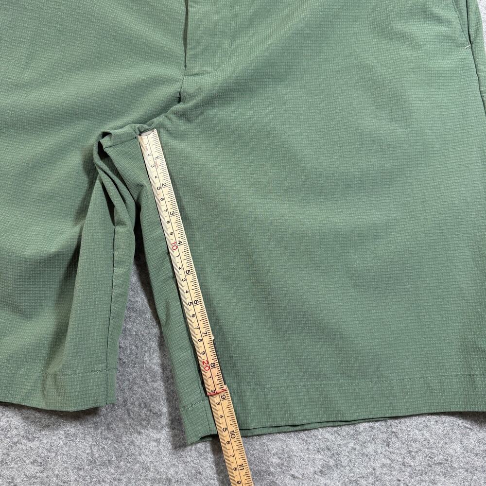 Tommy Bahama Golf Shorts Mens 36 Olive Green Stretch Flat Front Preppy Active - Picture 7 of 13